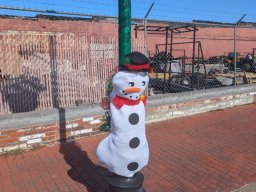 Christmas Light Poles